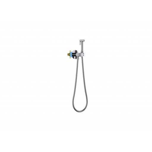 Смеситель с гигиеническим душем AQUATEK Оберон AQ1024CR встраиваемый хром